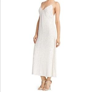 Magda Butrym sequined designer slip dress